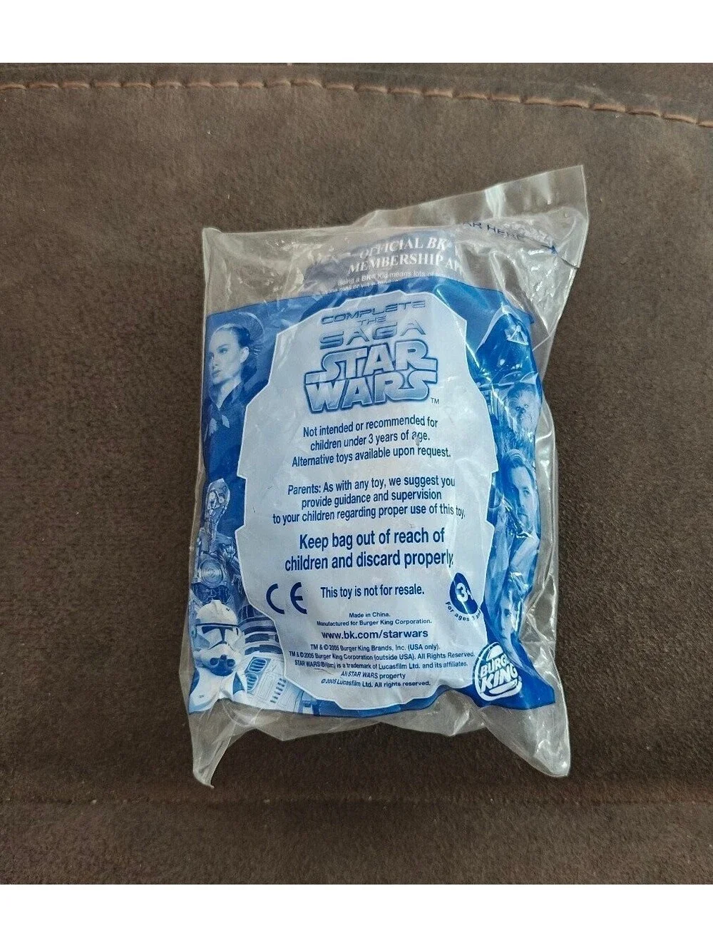 2005 Burger King Star Wars: The Complete Saga Kids Meal Mace Windu Toy New